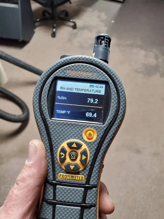 Moisture meter humidity assessment for Mold Remediation & Removal in Belleville